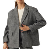 Vero Moda Lizzie Oversized Blazer Gray