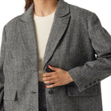 Vero Moda Lizzie Oversized Blazer Gray