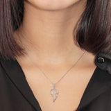Heavenly Angel Wing and Cross Pendant