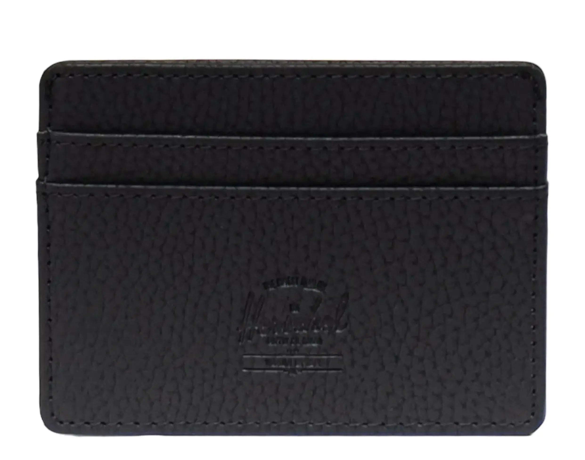 Herschel Supply Co. Charlie Cardholder Wallet Vegan Leather Black