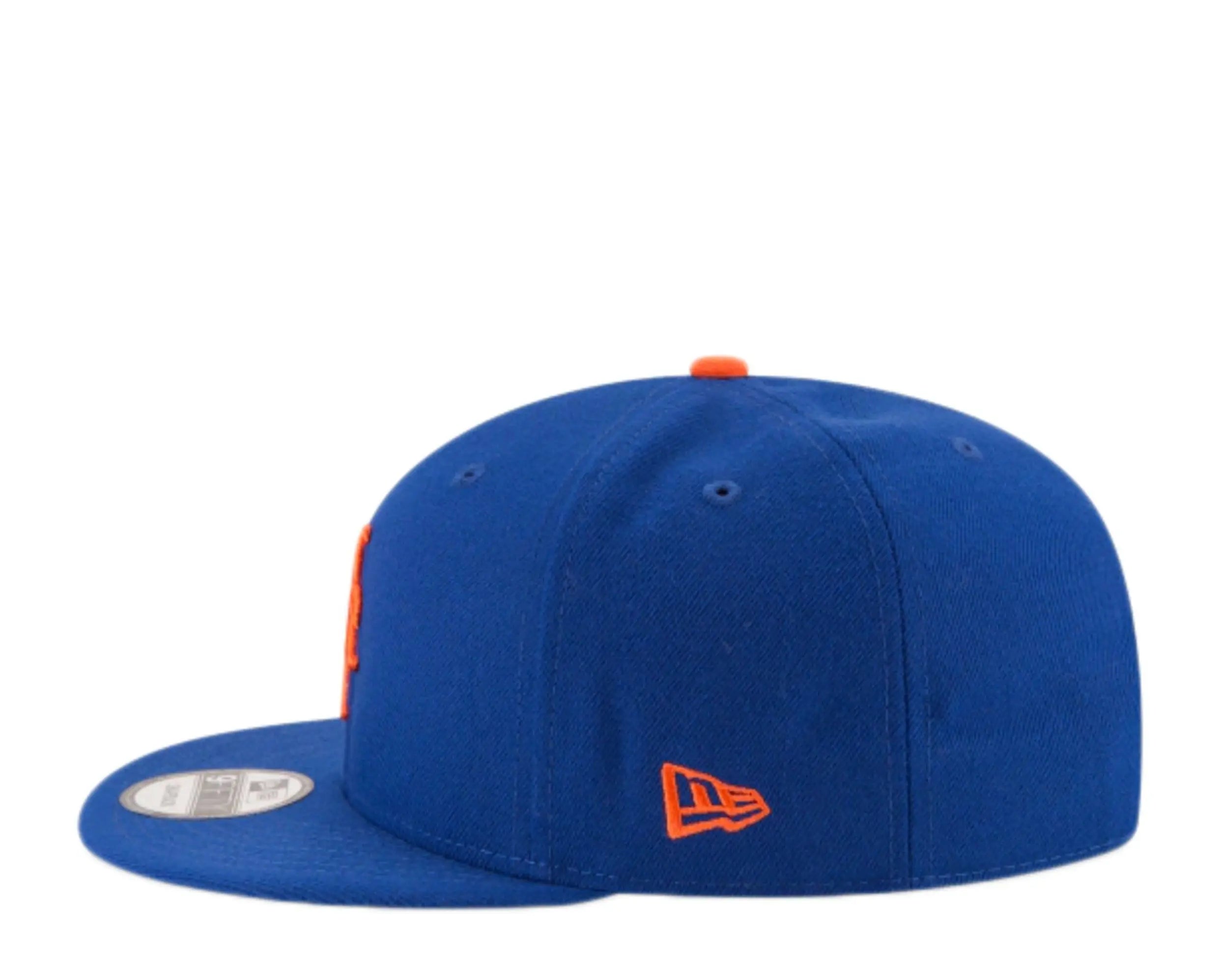 New Era 9Fifty New York Mets Basic Men Snapback Hat Royal Blue