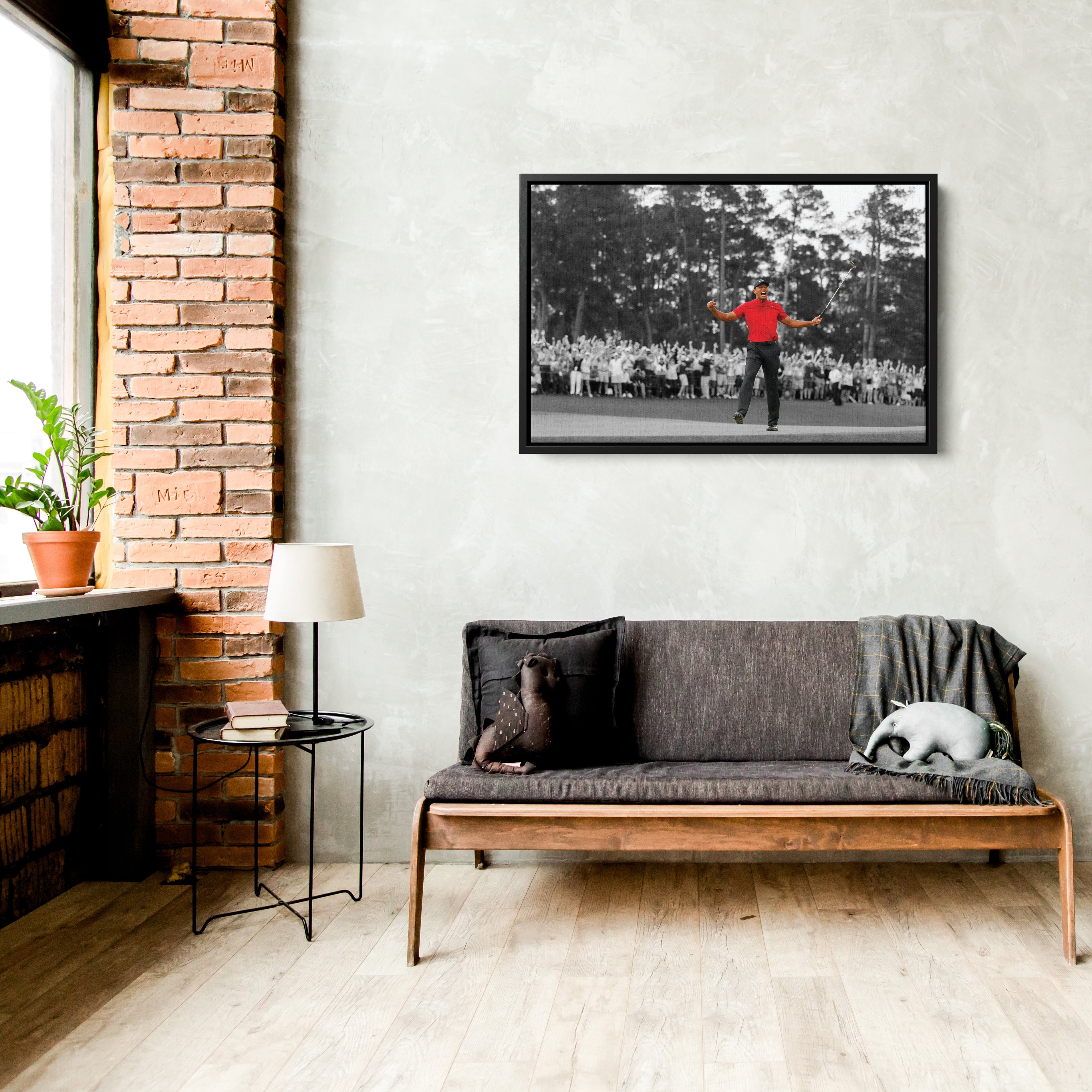 Tiger Woods Canvas Art – Masters 2019 Golf Wall Decor