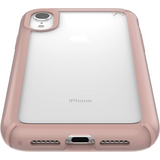 Speck Presidio Show Designed for Impact Case for iPhone Xr - Clear/Rose Gold
