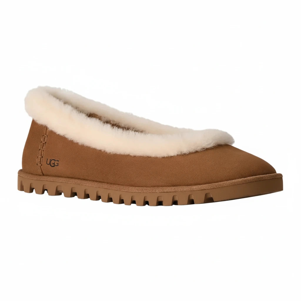 UGG Women's Zora Ballet Flat Chestnut
