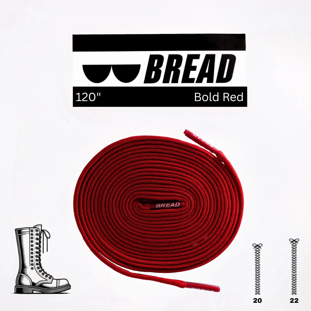Bold Red Elastic Shoelaces