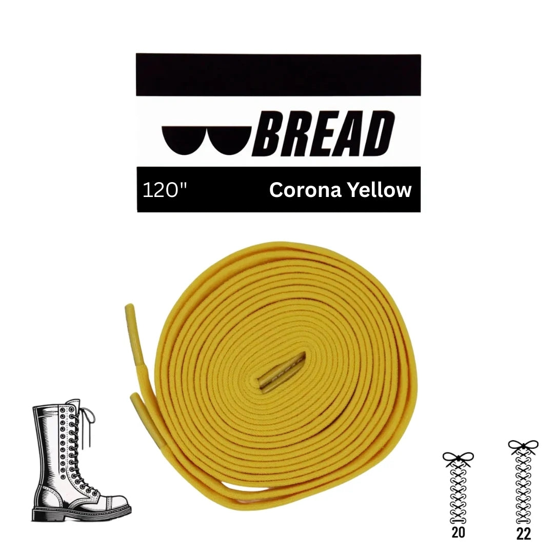 Corona Yellow Shoelaces