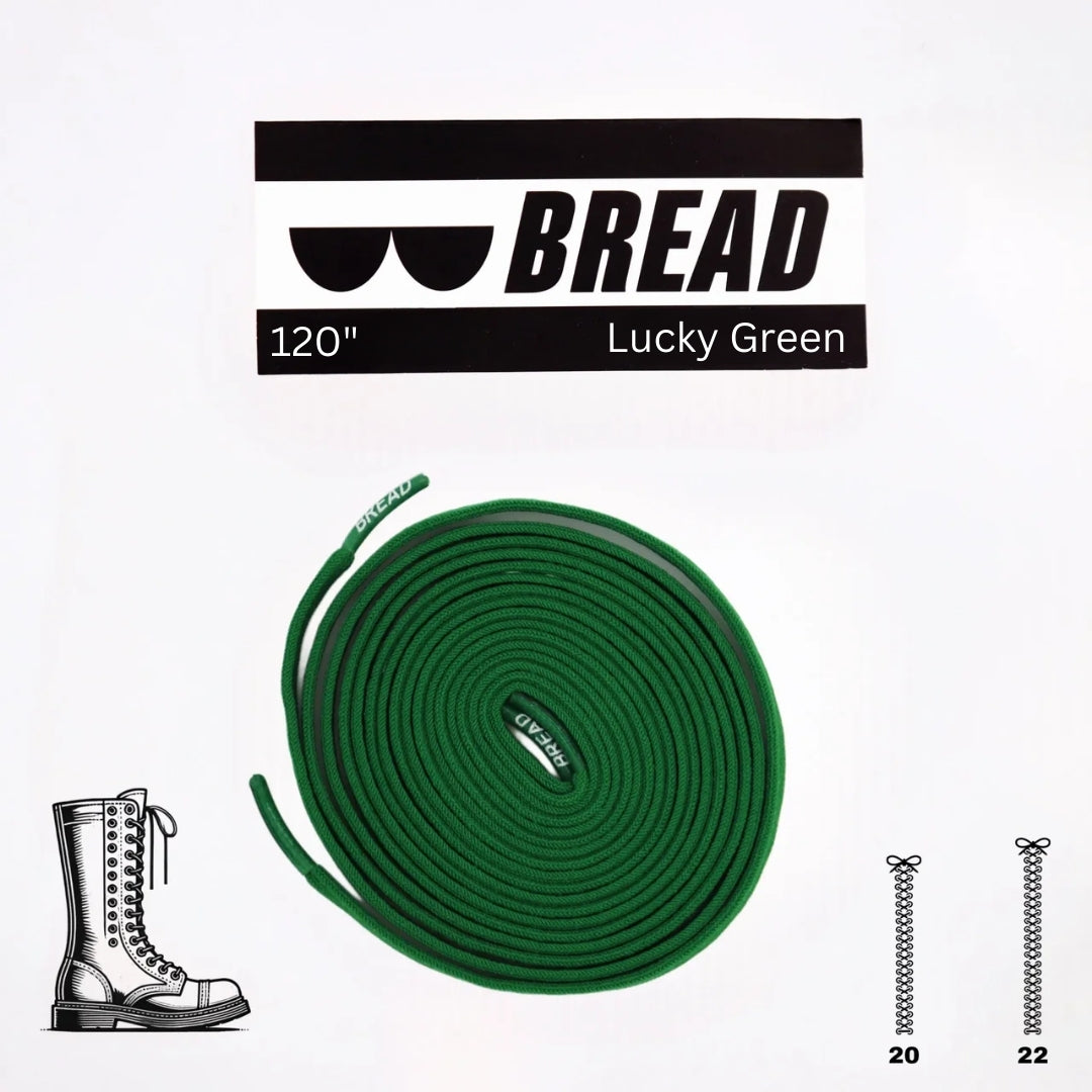 Lucky Green Elastic Shoelaces