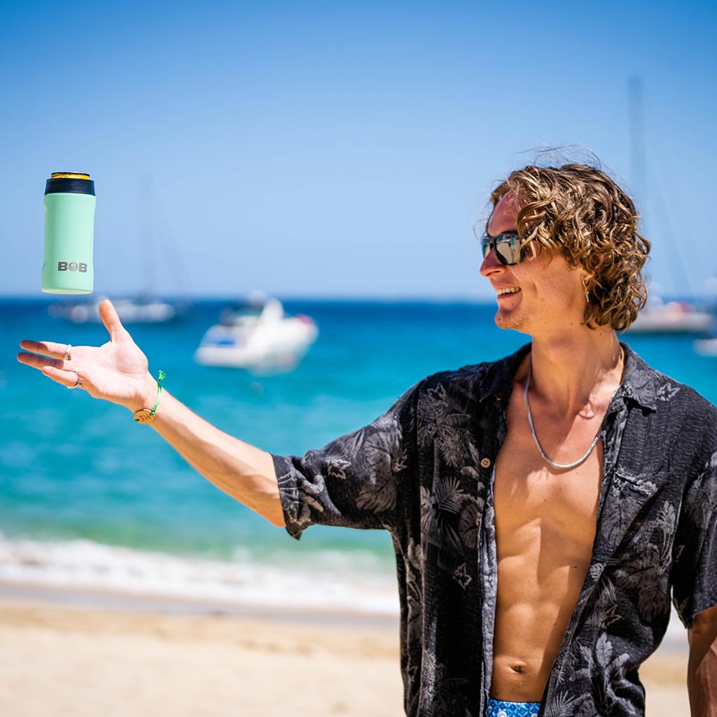 12oz Slim “bob's Chillin” Can Cooler