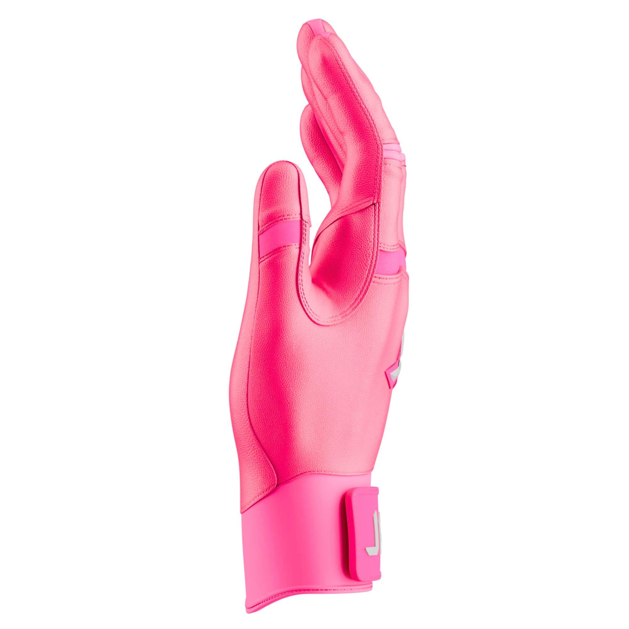 Pink Pro Cuff Batting Gloves