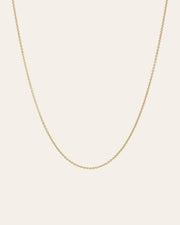 14k Gold Cable Link Chain Necklace