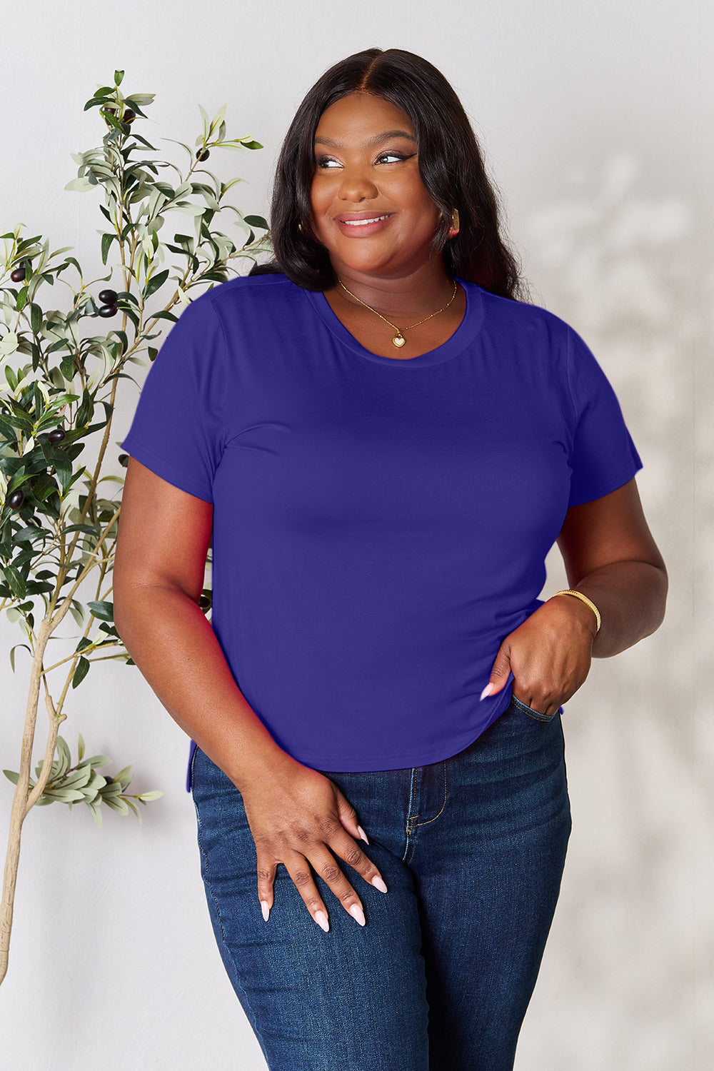 Basic Bae Full Size Round Neck Short Sleeve T-shirt
