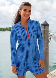 Heritage Long Sleeve Ruffle Sport Dress