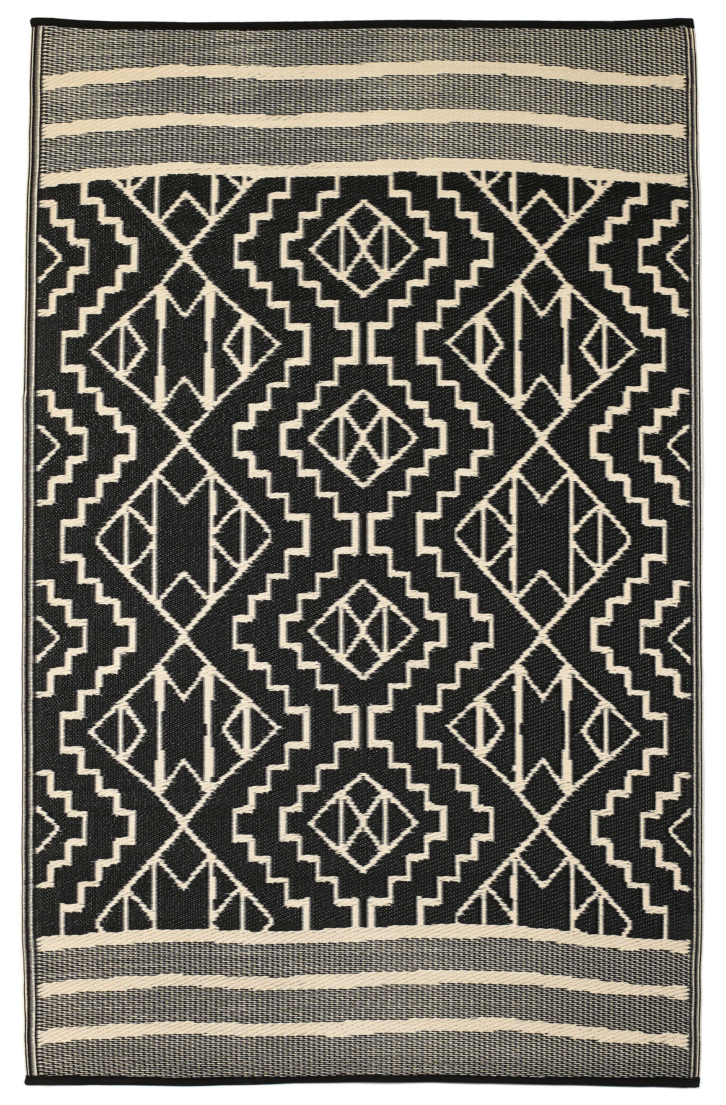 Kilimanjaro - Black Outdoor Rug For Patio Final Sale