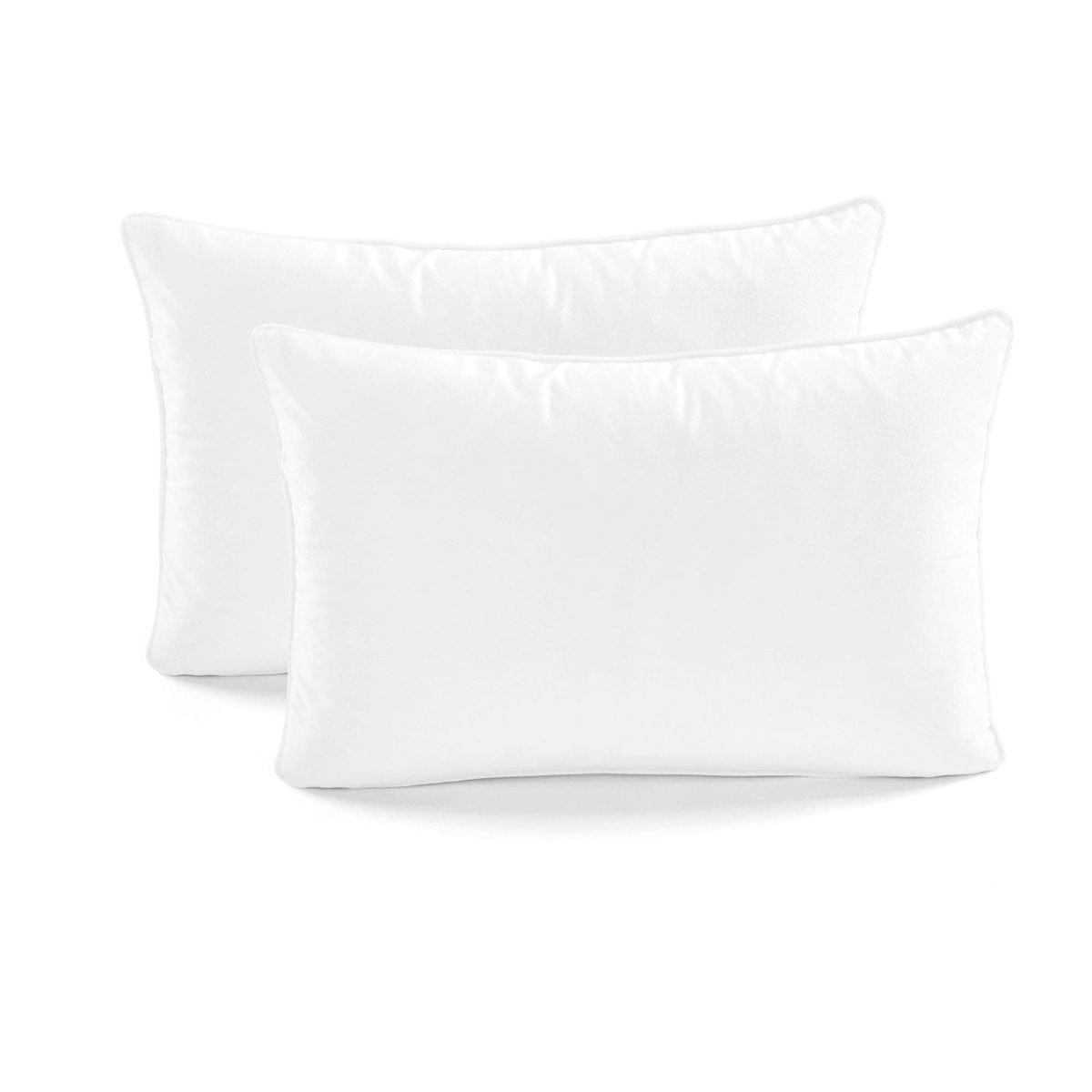 Velvet Solid Decorative Pillow Cover 2-pack Set