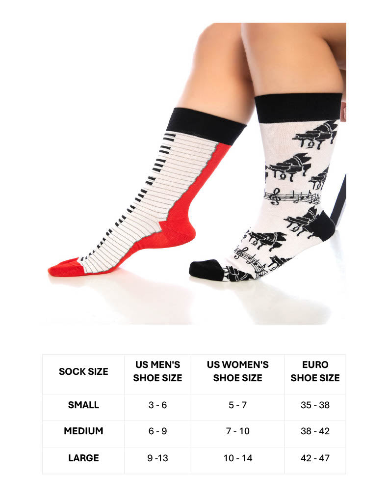 Fun Crew Socks For Men And Women – Colorful Cotton Novelty 6-pack