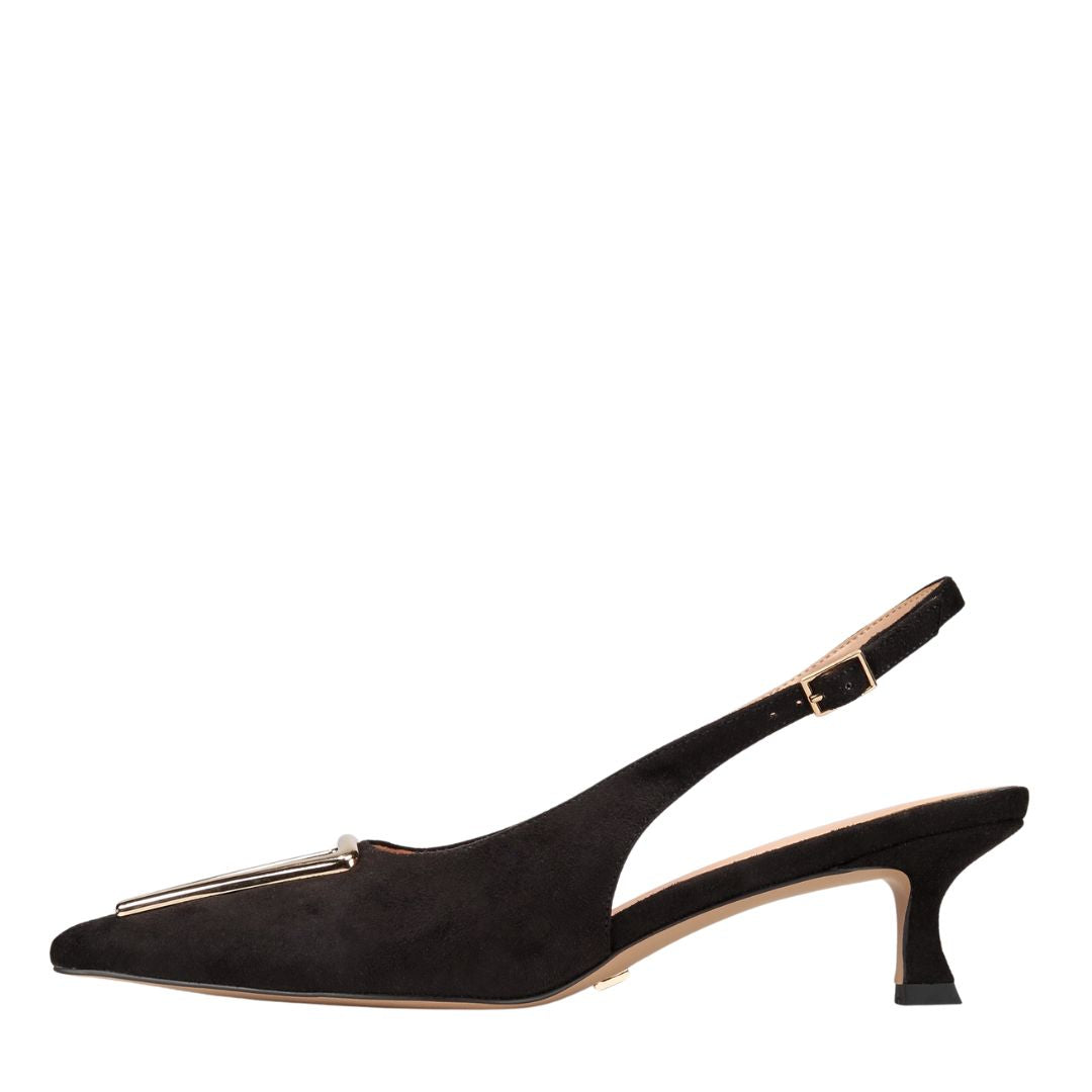 Cecilia Slingback Black | Extended Sizing Only