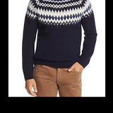The Men's Store Bloomingdale's Merino Wool Fair Isle Sweater Blue