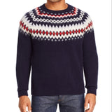 The Men's Store Bloomingdale's Merino Wool Fair Isle Sweater Blue