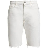 Frame L Homme Men S Cutoff Denim Shorts In Off White-Size 32R