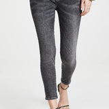 FRAME Le One High Waist Crop Skinny Jeans in Hughes , Size 2
