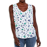 NIC+ZOE Women's Green Multi Garden Party Tank Size X-Small