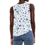 NIC+ZOE Women's Green Multi Garden Party Tank Size X-Small