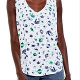 NIC+ZOE Women's Green Multi Garden Party Tank Size X-Small