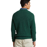 Ralph Lauren Men's Donegal Wool Blend Crewneck Sweater Green Size Small