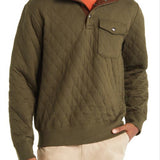 Ralph Lauren Men's Quilted Double Knit Cotton Blend Jacket Green Size XX-Large