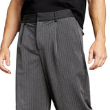 Royalty By Maluma Mens Pinstripe Pleat Front Trouser Pants Gray Size 24