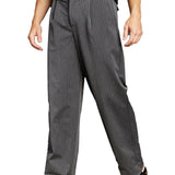 Royalty By Maluma Mens Pinstripe Pleat Front Trouser Pants Gray Size 24