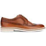 Kenneth Cole Reaction Men's Vertical Lace Up Casual Brown Size 8.5 M