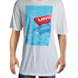 Levi's Men's Floating Logo T-Shirt White Size Large