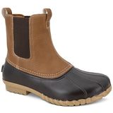JBU Men's Goring Cushioned Milton Round Toe Duck Boots Brown Size 8 M