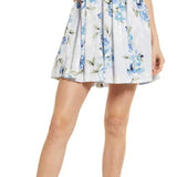 Willow Rubi Powder Blue Babydoll Minidress, Size Large