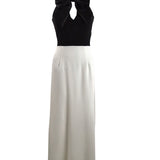 XSCAPE Women's Bow Top Gown White Size 10 Petite