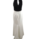XSCAPE Women's Bow Top Gown White Size 10 Petite