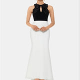 XSCAPE Women's Bow Top Gown White Size 10 Petite