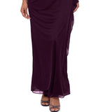 XSCAPE Women's Embellished Long Evening Dress Purple Size 12
