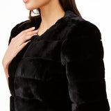 Eliza J Women's Faux Jacket Black Size X-Large