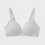 Women's Lightly Lined Wirefree Lounge Bra Auden Light Gray Size 38D