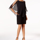 MSK Women's Embellished Dress Black Size Large