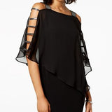 MSK Women's Embellished Dress Black Size Large