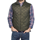 Weatherproof Vintage Men's Diamond Quilted Vest Green Size Small