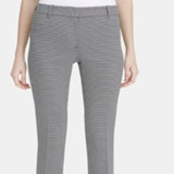 Calvin Klein Women's Square Print Ankle Pants Gray Size 14