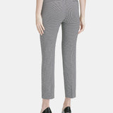 Calvin Klein Women's Square Print Ankle Pants Gray Size 14