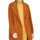 Sanctuary Women's Go Long Faux Teddy Coat Brown Size XX-Large