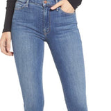 MOTHER The Dazzler Raw Hem Ankle Jeans in This Time Next Year Size 27