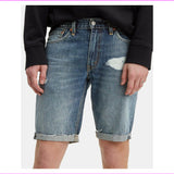 Levi's Men's Slim Cutoff Shorts Blue Size 42