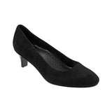 Trotters Fab Pump in Black Suede Size 10.5
